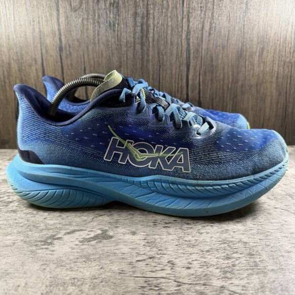 Hoka One One Mach 6 VWT Volt Blue Running Gym Training Shoes Men’s Size 11 D main image 7